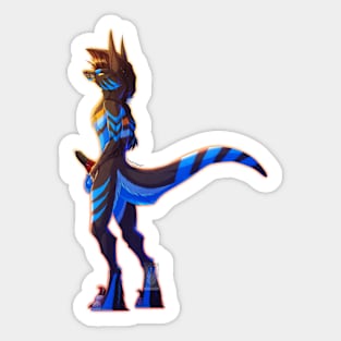 NSFW Raze Dinodog Standing Sticker